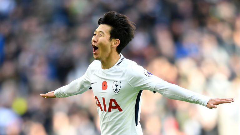 Heung-Min Son scored the only goal for Spurs in their 1-0 win against Crystal Palace