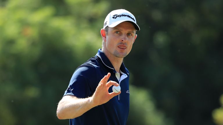 Justin Rose looked in complete control until his mistake at the 12th