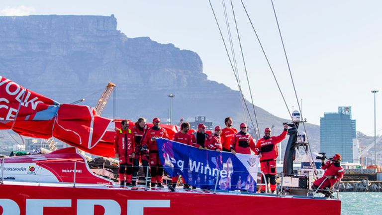 MAPFRE head the overall leaderboard after consecutive leg wins (Photo: Pedro Martinez/Volvo Ocean Race)