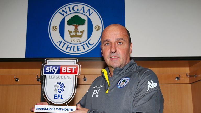 Cook has steered Wigan into the top two in Sky Bet League One