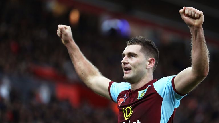 Sam Vokes celebrates his winner at St Mary's Stadium