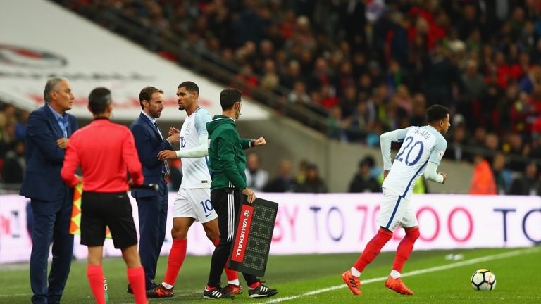 Ruben Loftus-Cheek was substituted after 35 minutes for England on Tuesday due to a back problem