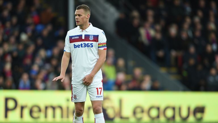Stoke City's Ryan Shawcross
