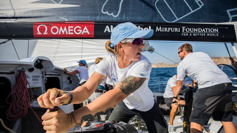 Italian sailor Francesca Clapcich has competed at two Olympic Games (Jen Edney/Volvo Ocean Race)