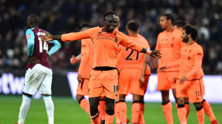 Liverpool's Senegalese midfielder Sadio Mane