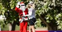 WATCH: Golf's bad Santa!
