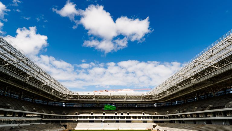 The Kaliningrad stadium will host England's final group game against Belgium