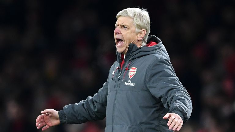 Arsene Wenger 'angry and disappointed' after Arsenal  Skysports-arsene-wenger_4172782