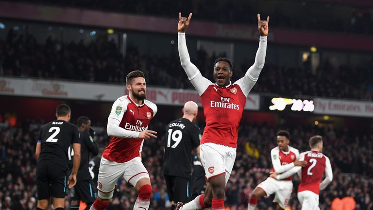Wenger says he prefers to play Danny Welbeck as a striker