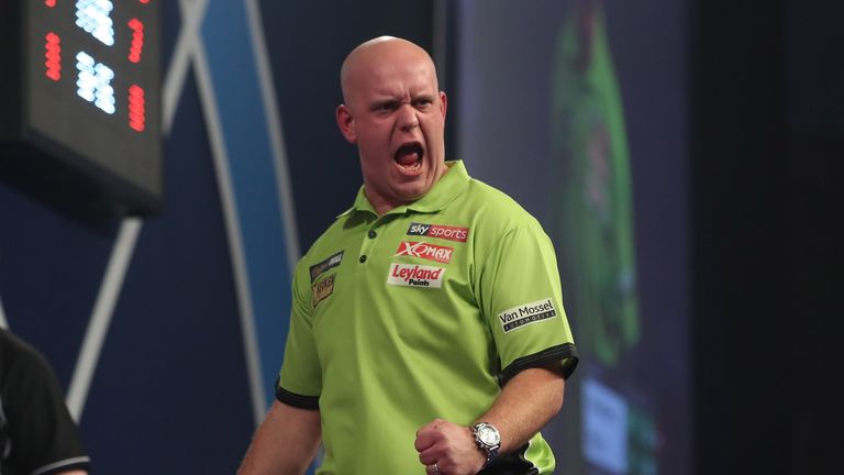 Michael van Gerwen survives scare but Peter Wright suffers shock exit