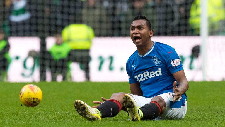 Image result for alfredo morelos miss v Celtic