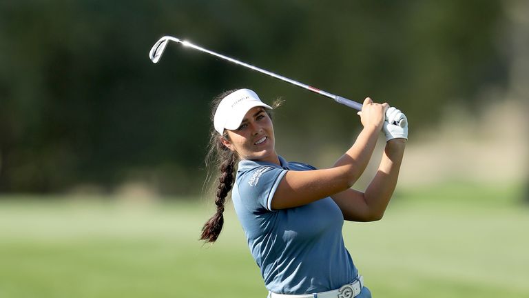 Kelsey Macdonald is in second place after two rounds of 68