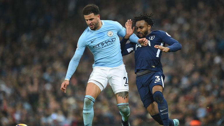 Walker has started all but two of City's Premier League games this season