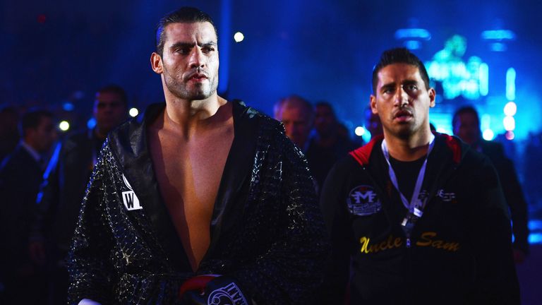 Manuel Charr holds one of the WBA's world heavyweight titles