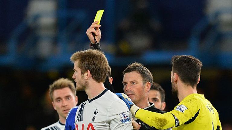 Mark Clattenburg booked nine Tottenham players in May 2016