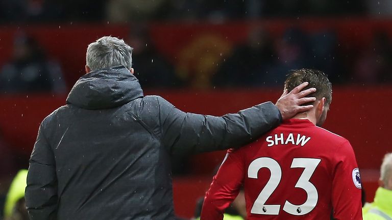Mourinho said he was not happy with Shaw's most recent performance - in the 2-0 win over Brighton - and took him off at half-time [하늘운동] 레이 윌킨스 : '무리뉴'가 '루크 쇼'까내리는건 길들일려는거임