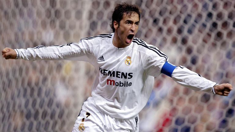 Raul scored 323 goals for Real Madrid