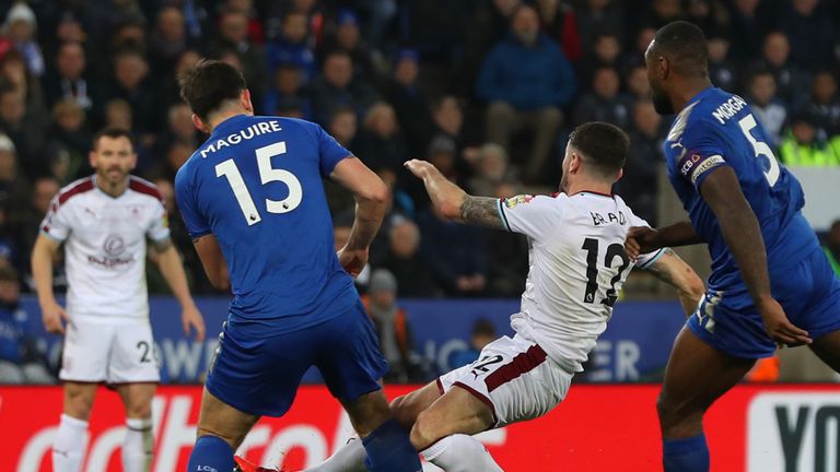 Brady damaged his patellar tendon during Burnley's 1-0 defeat to Leicester