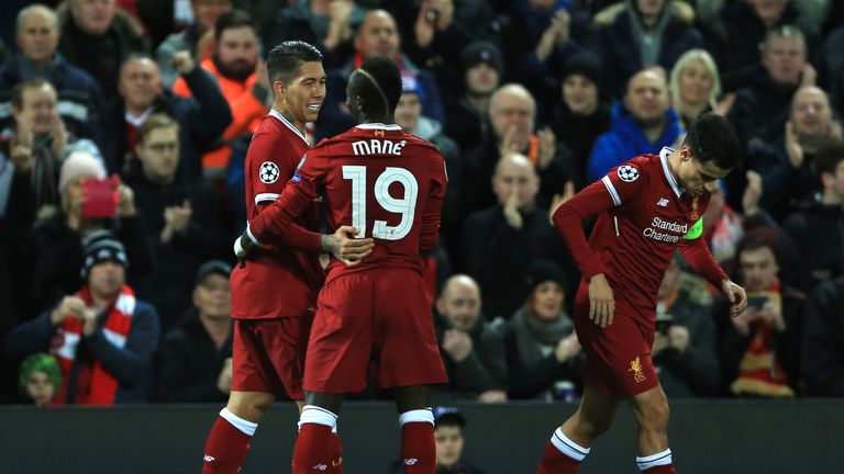 Roberto Firmino and Sadio Mane have 24 goals between them this season