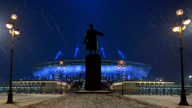 The Krestovsky stadium hosted the Russia-France friendly