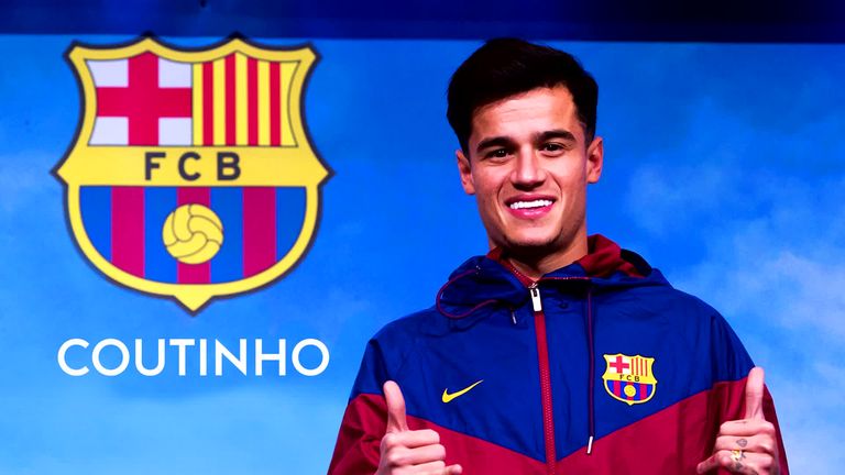 Coutinho signed for Barcelona from Liverpool for £146m on Monday