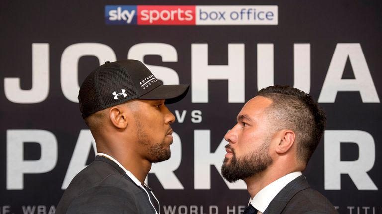Anthony Joshua and Joseph Parker will meet again in Cardiff on March 31