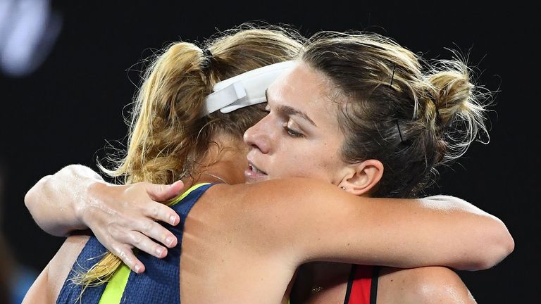 Simona Halep and Caroline Wozniacki played out a thrilling Australian Open final last month