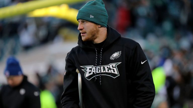 What happens to Nick Foles when Philadelphia's starting QB Carson Wentz (pictured) returns from injury?