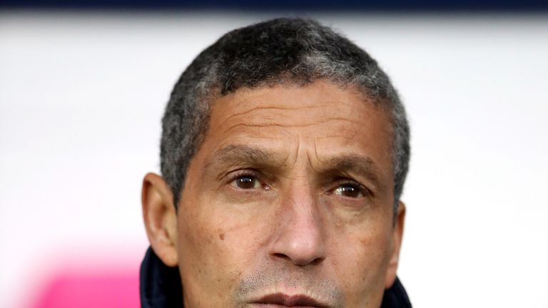Chris Hughton was left frustrated by Brighton's defending at set-pieces against West Brom