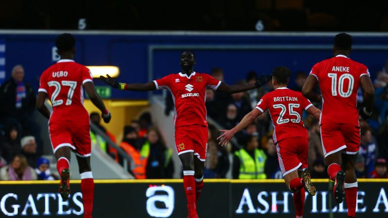 Ousseynou Cisse sent MK Dons into the fourth round