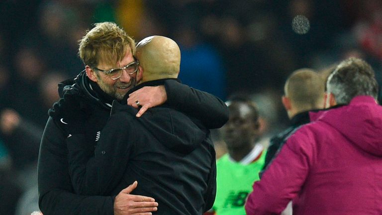 Jurgen Klopp holds the head-to-head advantage over Pep Guardiola