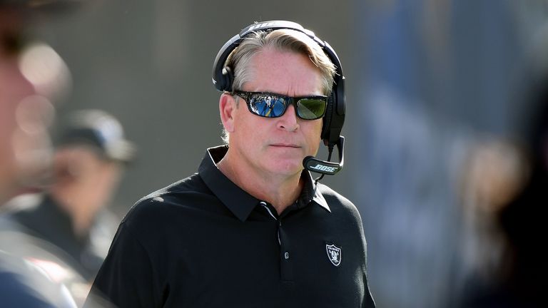 Raiders head coach Jack Del Rio has been shown the door after a disappointing year in Oakland