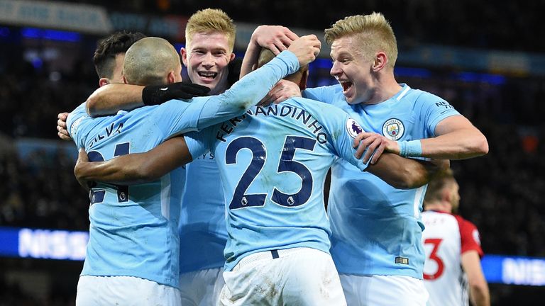 Man City are eyeing their first trophy of the season on Sunday