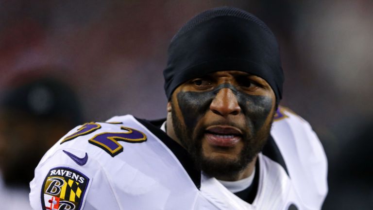 Ray Lewis won two Super Bowls with the Baltimore Ravens