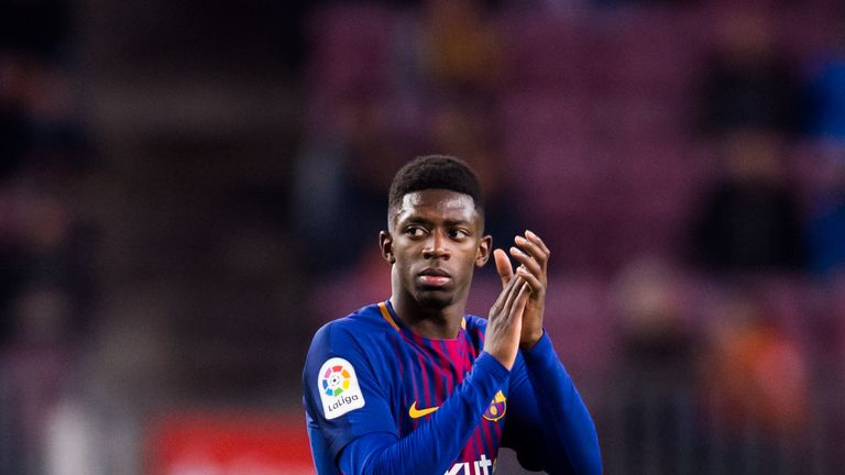 Ousmane Dembele is being eased into life at Barcelona
