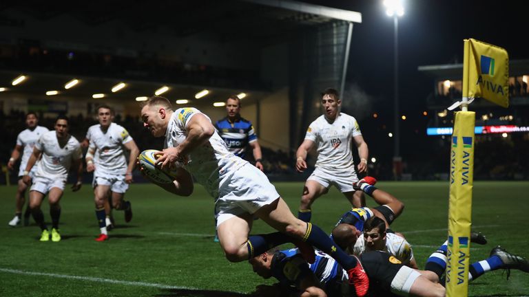 Perry Humphreys went over for a try in the final minute but it was far too little, too late