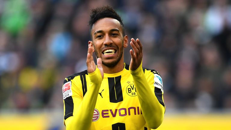 Pierre-Emerick Aubameyang is a January transfer target for Arsenal
