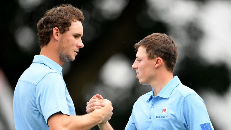 Matthew Fitzpatrick and Thomas Pieters recorded an impressive win