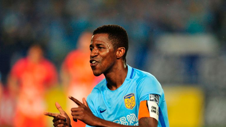 Ramires has been playing for Jiangsu Suning in the Chinese Super League since January 2016