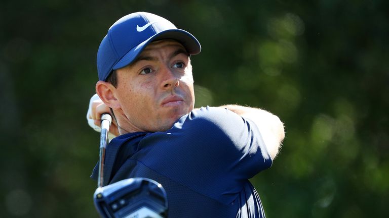 Rory McIlroy made up for his par-five frustrations with an eagle at the last