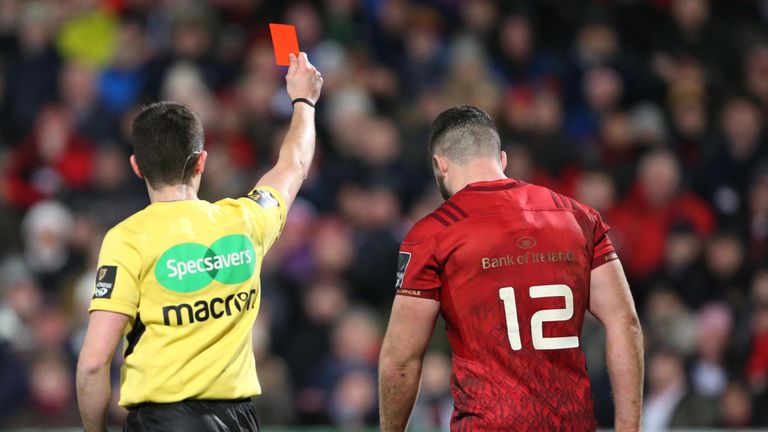 Referee Sean Gallagher's decision to red card Sam Arnold changed the entire match