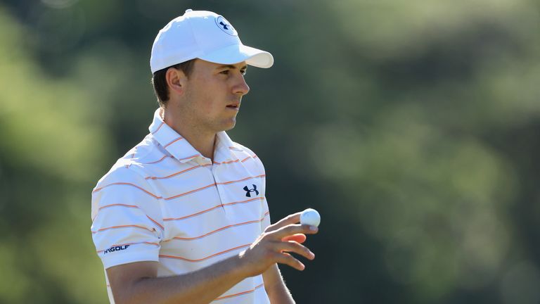 Jordan Spieth's highlight on Friday was a monster birdie putt