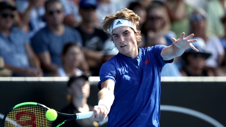 Stefanos Tsitsipas has set several targets for 2018