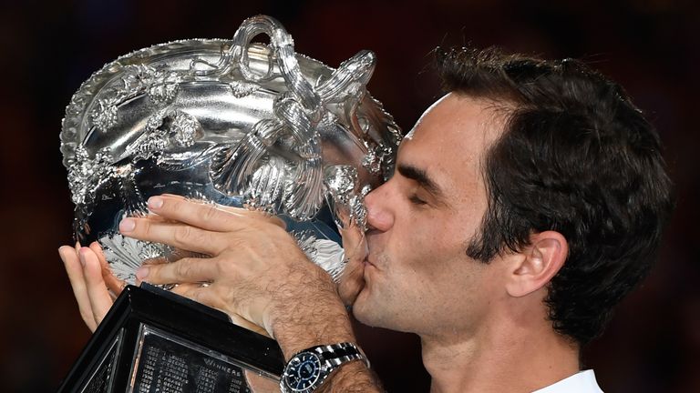 Federer won a record-equalling sixth Australian Open title last month