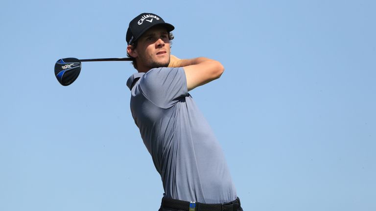 Thomas Pieters remained at the top of the leaderboard throughout the day