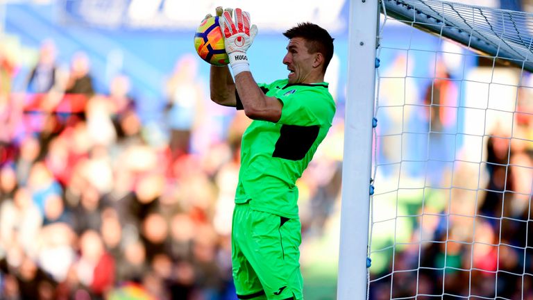 Vicente Guaita in action for Getafe