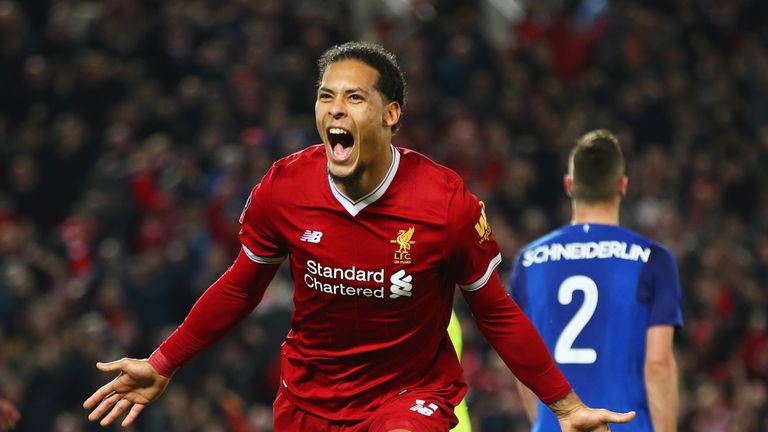 Van Dijk has made 10 appearances for Liverpool since joining them in January