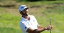 DJ shares Pebble Beach lead