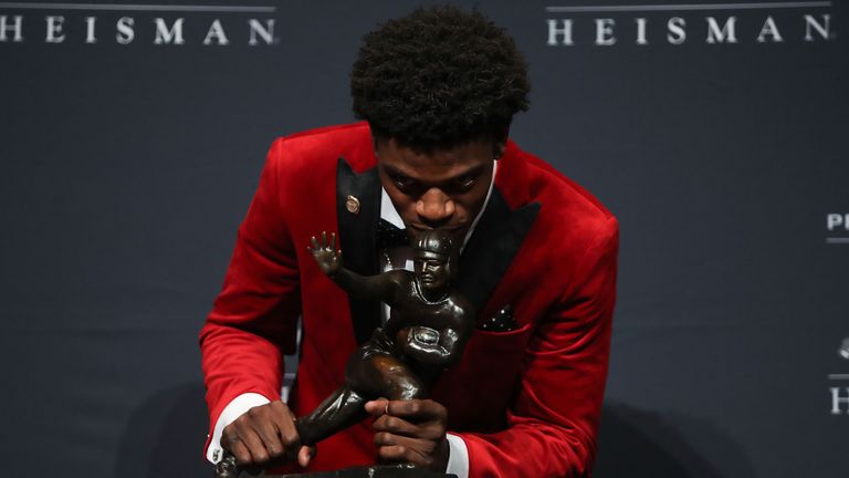 Jackson won the Heisman Trophy in 2016