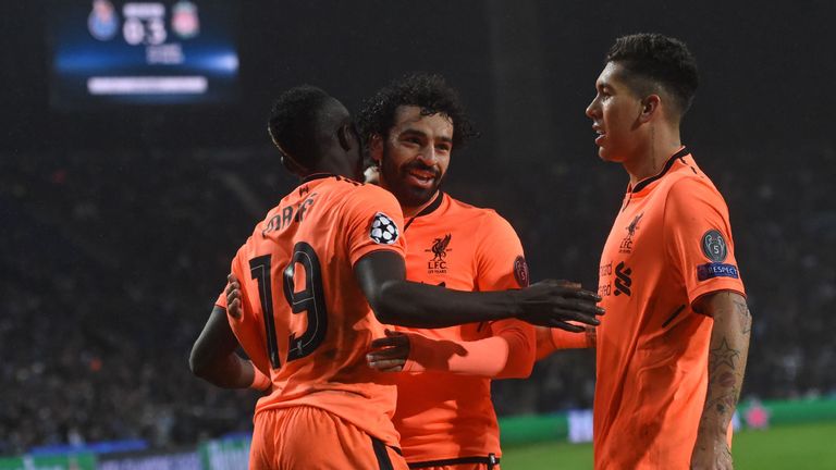 Mohamed Salah has led Liverpool's lethal three-pronged attack
